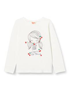 Koton Baby - Mädchen Printed T-Shirt Long Sleeve Crew Neck Cotton T Shirt, Ecru (002), 9-12 Monate EU von Koton