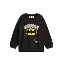 Koton Babyboy Batman Sweatshirt Licensed Long Sleeve Crew Neck Cotton Soft Interior von Koton
