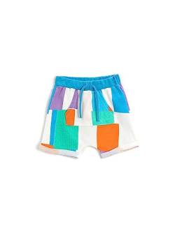 Koton Babyboys Drawstring Elastic Waistband Color Block Kangaroo Pocket Shorts, Multicolor (Mix), 3-4 Jahre EU von Koton