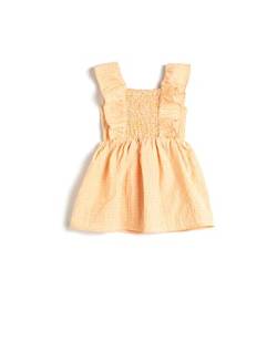 Koton Babygirl Dress Ruffle Gimped Detail Gingham Patterned von Koton