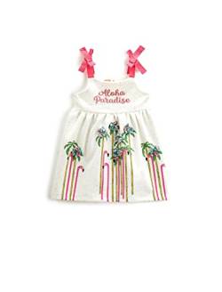 Koton Babygirl Strappy Dress Applique Detail Flamingo Printed von Koton