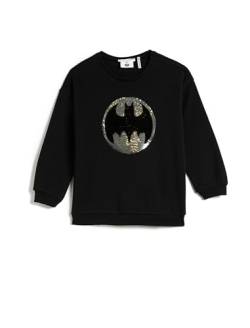 Koton Boys Batman Sweatshirt Licensed Reversible Sequined Brushed Interior Crew Neck von Koton