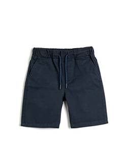 Koton Boyss Chino Pockets Drawstring Cotton Shorts, Marine (720), 9-10 Jahre EU von Koton