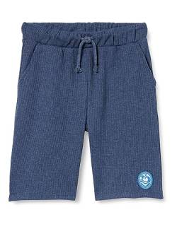 Koton Boyss Drawstring Pockets Label Detail Textured Shorts, Blue (624), 6-7 Jahre EU von Koton
