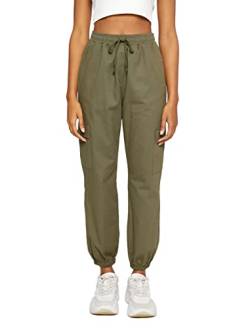 Koton Damen Cargo Trousers Pocket Detail Drawstring Pants, Khaki (847), 34 EU von Koton