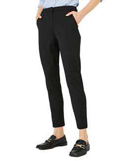 Koton Damen Pocket Medium Rise Crop Cigarette Trousers Pants, Black (999), 38 EU von Koton