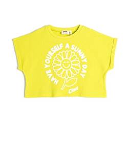 Koton Girls Crop T-Shirt Oversized Short Sleeve Crew Neck Cotton von Koton