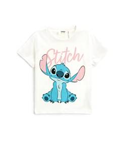 Koton Girls Stitch T-Shirt Short Sleeve Crew Neck Licenced von Koton