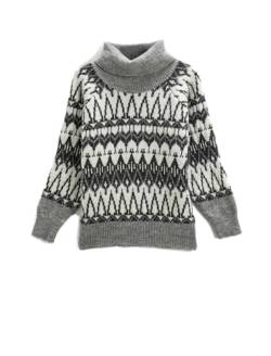 Koton Girls Turtleneck Knit Sweater Long Sleeve Patterned von Koton