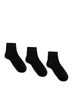 Koton Herren Basic 3-pack Bootie Set Socke, Black (999), Einheitsgröße EU von Koton