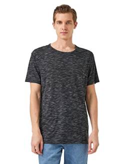 Koton Herren Mealy Basic T-Shirt T Shirt, Black (999), L EU von Koton