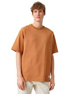 Koton Herren Oversized Basic T-Shirt T Shirt, Brown (500), S EU von Koton