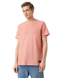 Koton Herren Oversized Basic T-Shirt T Shirt, Coral (402), S EU von Koton