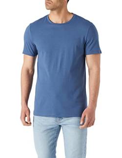 Koton Herren Slim Fit Basic T-Shirt T Shirt, Light Indigo (600), L EU von Koton