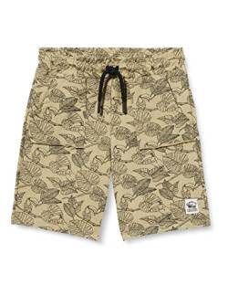Koton Jungen Drawstring Printed Pocket Detail Shorts, Green Design (15a), 6-7 Jahre EU von Koton