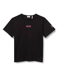Koton Mädchen Embellished Short Sleeve T-Shirt Cotton T Shirt, Black (999), 4-5 Jahre EU von Koton