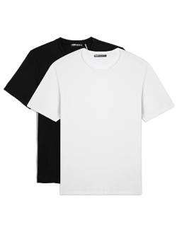 Koton Men 2-Pack Crew Neck Multicolor Short Sleeve T-Shirt Set von Koton
