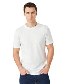 Koton Men Basic T-Shirt Short Sleeve Crew Neck Slim Fit von Koton