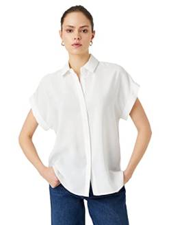 Koton Women Hidden Button Shirt Short Sleeve von Koton