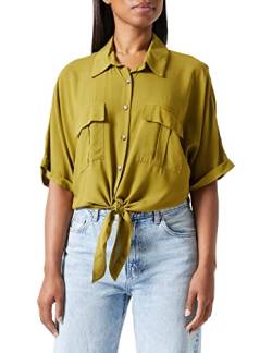 Koton Women Oversized Shirt Tie Detail Button Detail Pocket Detail von Koton