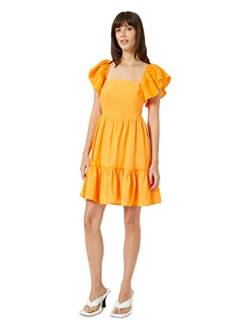 Koton Women Tiered Mini Dress Frilled Sleeve Modal Mix von Koton