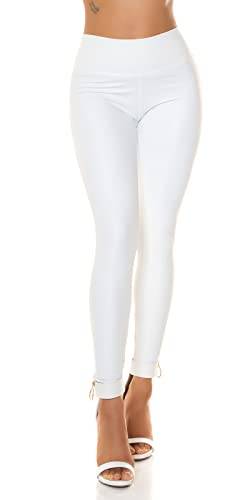 Koucla High Waist Winter Lederimitat Leggings L/XL von Koucla