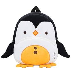 KozyOne Niedliche Tier Cartoon Rucksack Schultasche, für Kleinkind Kinder Jungen Mädchen, 3-6 Jahre alt, Kinder, Unisex (Pinguin) von KozyOne