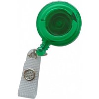 Kranholdt Schlüsselanhänger Jojo / Ausweishalter / Ausweisclip runde Form (10-tlg), Gürtelclip, Druckknopfschlaufe von Kranholdt