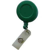 Kranholdt Schlüsselanhänger Jojo / Ausweishalter / Ausweisclip runde Form (100-tlg), Gürtelclip, Druckknopfschlaufe von Kranholdt