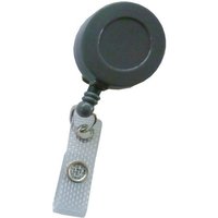 Kranholdt Schlüsselanhänger Jojo / Ausweishalter / Ausweisclip runde Form (100-tlg), Gürtelclip, Druckknopfschlaufe von Kranholdt