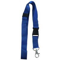 Kranholdt Schlüsselanhänger Umhängeband / Lanyards mit Sicherheitsbruchstelle (100-tlg), mit drehbarem Karabinerhaken und Steckschnalle von Kranholdt