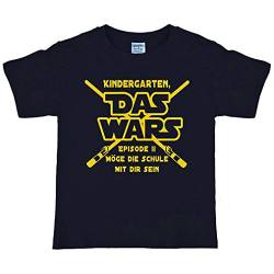 Einschulungs Shirt für Jungen & Mädchen,Kinder T-Shirt Das Wars, schwarz (110/116) von Krause & Sohn