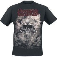 Kreator T-Shirt - Gods Of Violence-Skulls - M bis XXL - für Männer - Größe XXL - schwarz  - EMP exklusives Merchandise! von Kreator