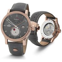 Kronsegler Automatikuhr Einstein Relativity Herrenuhr rose/umbra 43 mm von Kronsegler