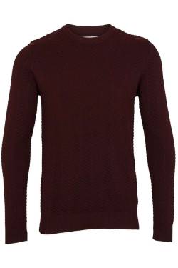 Kronstadt Carlo Regular Fit Sweatshirt Rundhals lila, Einfarbig von Kronstadt