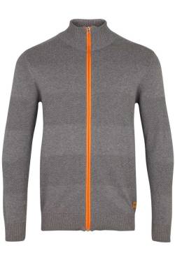 Kronstadt Regular Fit Sweatjacke grau, Einfarbig von Kronstadt