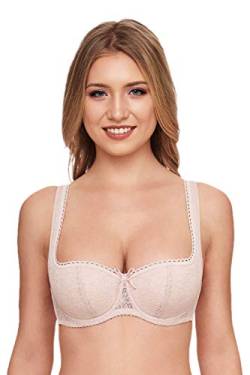 Krüger Dirndl-BH hautfarben Natur Nude beige 4701 Balconette MADL Spitze Tracht (70C, hautfarben) von Krüger Dirndl