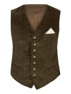 Krüger Dirndl Herren Weste 951166 oliv 52 von Krüger Dirndl