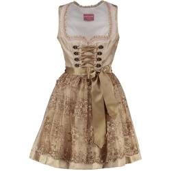 Krüger Dirndl Mini Dirndl Kailia 417565-050-15 Natur, Gr.40 Damen von Krüger Dirndl