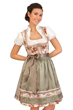 Trachten Mididirndl 2tlg. - Evi - grün, Größe 30 von Krüger Madl