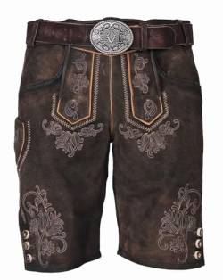 Krüger Lederhose Fernando 99616-7 Braun Gr. 52 von Krüger