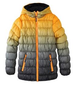 Krumba Jungen Wasserdicht Kapuze Puffer Jacken (schwarz, 158) von Krumba