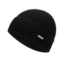 Krusenstern Seemannsmütze - Merino Mütze aus 100% Merinowolle Klassische Wollmütze - Beanie für Damen Herren - Warme Wintermütze von Krusenstern