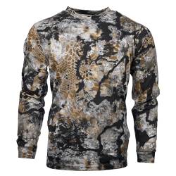 Kryptek Herren, langärmelig, 100, Tarnmuster Stalker Longsleeve 100% Baumwolle Camo Jagd-T-Shirt, Skyfall, XX-Large von Kryptek