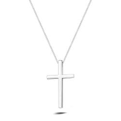 Kryzalite Frauen Kreuz Halskette, mit Geschenkbox S925 Sterling Silber Halskette Kreuz Anhänger Halskette Frauen Einfache und Schöne Halskette von Kryzalite