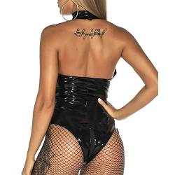 Leder Dessous Damen Sexy Unterwäsche, Extrem Xxl mit Strapse Latex Dessous Sexy Dessous Corsage Erotisch Lederoptik Mollig Sex Wäsche Lingerie Schritt Offen Wetlook Curvy Lack Dessous Leder Dessous von Kswlwccpp