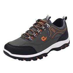 Trekking- & Wanderschuhe Für Herren Wasserdicht Comfort Fit Sommer Atmungsaktiv Kletterschuhe Hiking Schuhe Leicht Outdoor Breite Füße Trekking Bergschuhe Weiß Rutschfeste Trailrunning Schuhe von Kswlwccpp