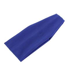 Baumwolle Pop Sport Yoga Stirnband Fitness Schweißabsorption Stirnband Elastisches Stirnband Damen Stirnband (Blau) von Kuangzee