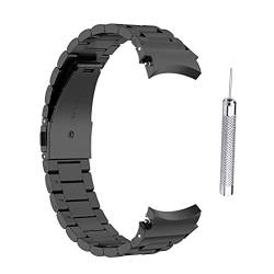 Kuashidai Ersatz-Metallarmband kompatibel mit Samsung Galaxy Watch 4 – Classic 40/44 mm & 46 mm/42 mm, Edelstahlarmband für Damen und Herren von Kuashidai