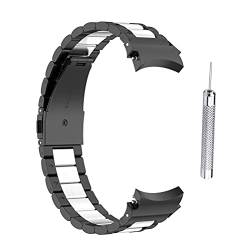 Kuashidai Ersatz-Metallarmband kompatibel mit Samsung Galaxy Watch 4 – Classic 40/44 mm & 46 mm/42 mm, Edelstahlarmband für Damen und Herren von Kuashidai